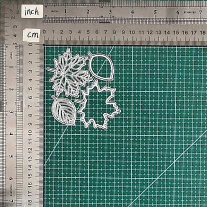 Leaf/Bird/Camera Carbon Steel Cutting Dies Stencils, for DIY Scrapbooking, Photo Album, Decorative Embossing Paper Card