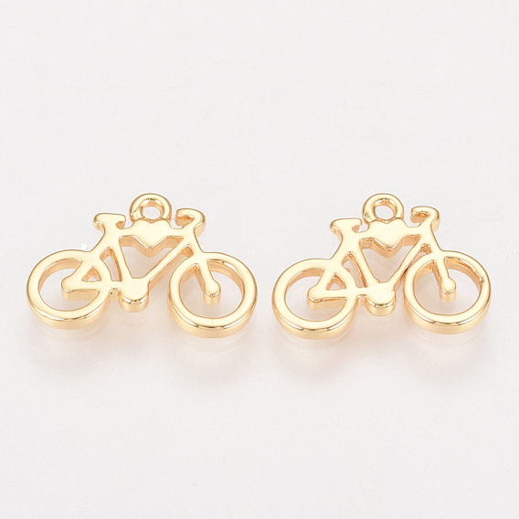 Brass Charms, Bicycle, Nickel Free
