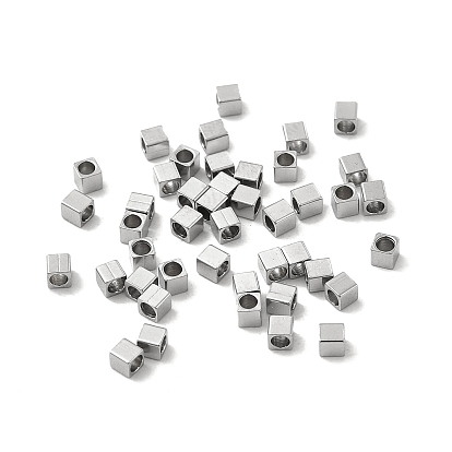 201 perles cubiques en acier inoxydable