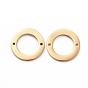 304 conectores de eslabones de acero inoxidable para la fabricación de joyas, pulido manual, anillo