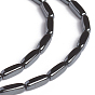 Non-magnetic Synthetic Hematite Beads Strands, Polished, Cuboid