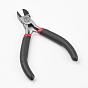 DIY Jewelry Tool Sets, Polishing Side Cutting Plies, Wire Cutter Pliers and Round Nose Pliers, 110~125x60mm, 3pcs/set