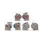 Rhinestone Butterfly Stud Earrings with 316 Surgical Stainless Steel Pins, 304 Stainless Steel Jewelry for Women