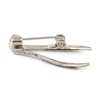Alloy Enamel Brooch Pin for Clothes Backpack, Pliers