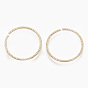 Brass Linking Rings, Real 18K Gold Plated, Ring