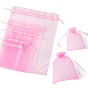 5 Style Organza Gift Bags with Drawstring, Jewelry Pouches, Wedding Party Christmas Favor Gift Bags