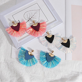 Colorful Tassel Triangle Earrings: Fashionable, Versatile and Exquisite Jewelry