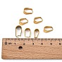 Placage ionique (ip) 304 clips en acier inoxydable sur les bélières, 10x5x0.5mm