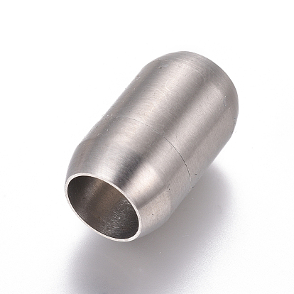 304 fermoirs magnétiques en acier inoxydable avec extrémités à coller, mat, colonne