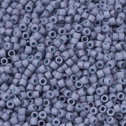 MIYUKI Delica Beads, Cylinder, Japanese Seed Beads, 11/0,  Semi-Matte