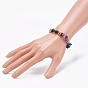 Chakra Jewelry, Natural & Synthetic Gemstone Stretch Beaded Bracelets, Chip