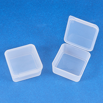 Conteneurs de perle plastique, cube