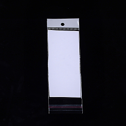 Clair Opp sacs de cellophane, rectangle, clair, 19~19.4x6 cm, épaisseur unilatérale: 0.045 mm, mesure intérieure: 14x6 cm