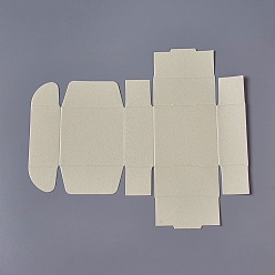 Beige Boîte de papier kraft, boîtes postales, beige, 6.5x6.5x3 cm