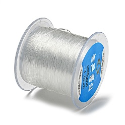 Clear Korean Elastic Crystal Thread, Clear, 1mm, about 109.36 yards(100m)/roll