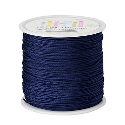 Prussian Blue Nylon Thread, Prussian Blue, 0.8mm, about 98.43yards/roll(90m/roll)