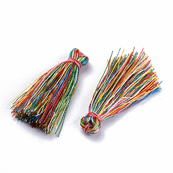 Разноцветный Полиэфирные украшения кисточкой подвесные, красочный, 30~35 мм