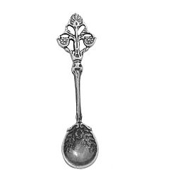 Antique Silver Tibetan Style Alloy Big Pendants, Kitchen Utensil Pendants, Spoon, Cadmium Free & Nickel Free & Lead Free, Antique Silver Color, 59x15x4mm