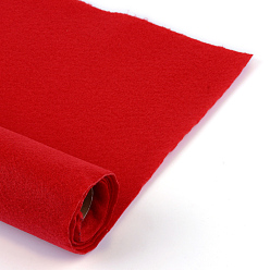 Red Non Woven Fabric Embroidery Needle Felt For DIY Crafts, Red, 450x1.2~1.5mm, about 1m/roll