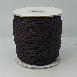 Coconut Brown Nylon Thread, Round, Coconut Brown, 2mm in diameter, about 71.08 yards(65m)/roll