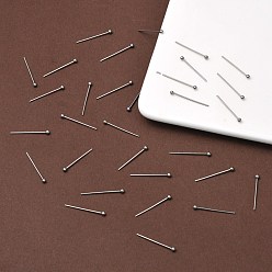 Stainless Steel Color 304 Stainless Steel Ball Head pins, Stainless Steel Color, 20x0.7mm, 21 Gauge, Head: 1.8mm, about 500pcs/bag