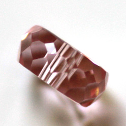 Couleur Mélangete Imitations de perles de cristal autrichien, grade de aaa, facette, plat rond, couleur mixte, 8x3.5mm, Trou: 0.9~1mm