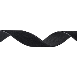 Black 3/4 inch Single Face Velvet Ribbon, Black, 3/4 inch(19.1mm), about 25yards/roll(22.86m/roll)