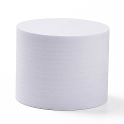 White EVA Foam Photography Props, 3D Geometric Shooting Backgrounds, Jewelry Display Base, Column, White, 75x60mm