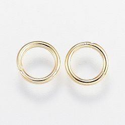 Золотой 304 кольца прыжок из нержавеющей стали, открытые кольца прыжок, золотые, 20 датчик, 5x0.8 мм, внутренний диаметр: 3.3 мм