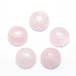 Розовый Кварц Природного розового кварца кабошонов, полукруглый, 4x2~4 мм