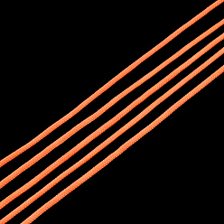 Orange Red Nylon Thread, Orange Red, 1mm, about 153.1 yards(140m)/roll
