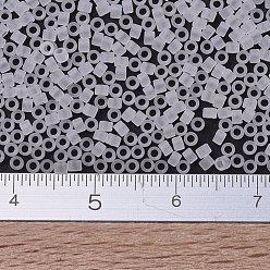 (DB0741) Matte Crystal MIYUKI Delica Beads, Cylinder, Japanese Seed Beads, 11/0, (DB0741) Matte Crystal, 1.3x1.6mm, Hole: 0.8mm, about 20000pcs/bag, 100g/bag