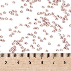 (PF552F) PermaFinish Subtle Pink Metallic Matte TOHO Round Seed Beads, Japanese Seed Beads, (PF552F) PermaFinish Subtle Pink Metallic Matte, 11/0, 2.2mm, Hole: 0.8mm, about 1110pcs/bottle, 10g/bottle