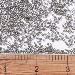 (DB0631) Teinté Rustique Gris Argent Doublé Albâtre Perles miyuki delica, cylindre, perles de rocaille japonais, 11/0, (db 0631) albâtre rustique teinté gris argenté, 1.3x1.6mm, trou: 0.8 mm, environ 10000 PCs / sachet , 50 g / sac