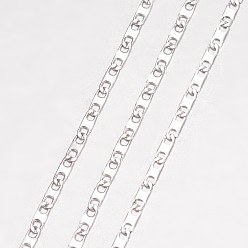 Stainless Steel Color 304 Stainless Steel Necklace, Mariner Link Chain, with Lobster Claw Clasps, Stainless Steel Color, 23.62 inch(600mm), 1.7mm
