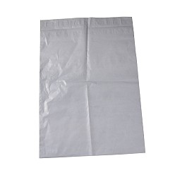 White Rectangle Plastic Zip Lock Bags, Resealable Packaging Bags, Self Seal Bag, White, 44x36cm