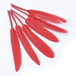 Красный Аксессуары костюма гуся перо, окрашенные, красные, 100~175x13~25 мм