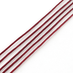 Rouge Foncé Fil de nylon, rouge foncé, 1mm, environ 153.1 yards (140m)/rouleau