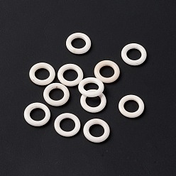 Natural Agate Natural White Agate Beads, Disc/Donut, 12x2mm, Hole: 7mm