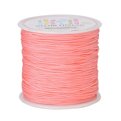 Light Coral Nylon Thread, Light Coral, 0.8mm, about 98.43yards/roll(90m/roll)
