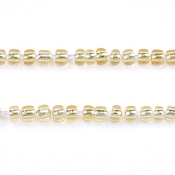 Gold Summer Jewelry Waist Bead, Body Chain, Seed Beaded Belly Chain, Bikini Jewelry for Woman Girl, Gold, 31.5 inch(80cm)