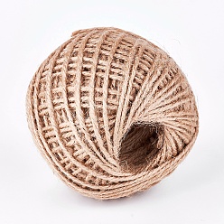 Tan Jute Cord, Jute String, Jute Twine, for Jewelry Making, Tan, 1.5mm, about 43.74 yards(40m)/roll