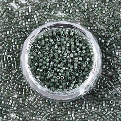 Cadet Blue 11/0 Grade A Baking Paint Glass Seed Beads, Cylinder, Uniform Seed Bead Size, Opaque Colours Luster, Cadet Blue, about 1.5x1mm, Hole: 0.5mm, about 20000pcs/bag