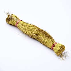 Dark Goldenrod Nylon Thread, Dark Goldenrod, 0.3mm, about 328.08 yards(300m)/bundle