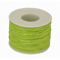Mixed Color Waxed Cotton Cord, Mixed Color, 1mm, about 87.48 yards(80m)/roll