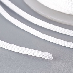 White Nylon Thread, White, 1.5mm, about 49.21 yards(45m)/roll