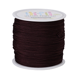 Coconut Brown Nylon Thread, Coconut Brown, 0.8mm, about 98.43yards/roll(90m/roll)