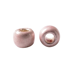 (PF552F) PermaFinish Subtle Pink Metallic Matte TOHO Round Seed Beads, Japanese Seed Beads, (PF552F) PermaFinish Subtle Pink Metallic Matte, 11/0, 2.2mm, Hole: 0.8mm, about 1110pcs/bottle, 10g/bottle