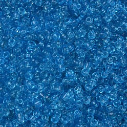 Небесно-голубой Бисер из стекла , прозрачный, круглые, голубой, 12/0, 2 мм, Отверстие: 1 мм, о 30000 бисер / фунт