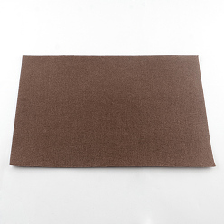 Camel Non Woven Fabric Embroidery Needle Felt for DIY Crafts, Square, Camel, 298~300x298~300x1mm, about 50pcs/bag